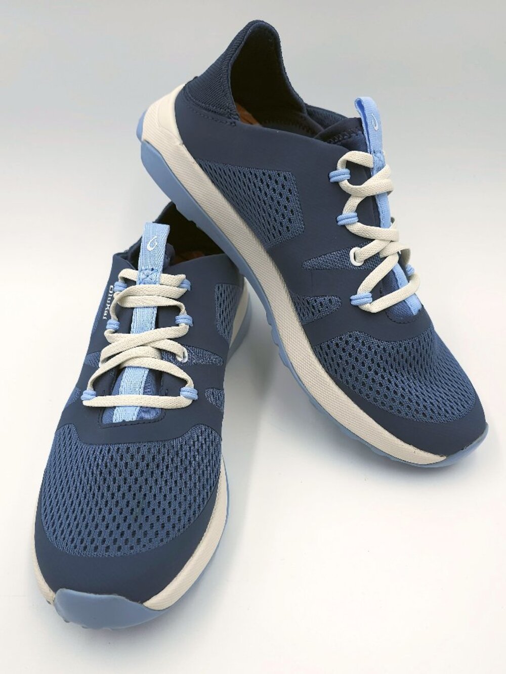 Olukai Huia 20492 Blue Mesh Lightweight Sneakers Casual Shoes Women's Size 7